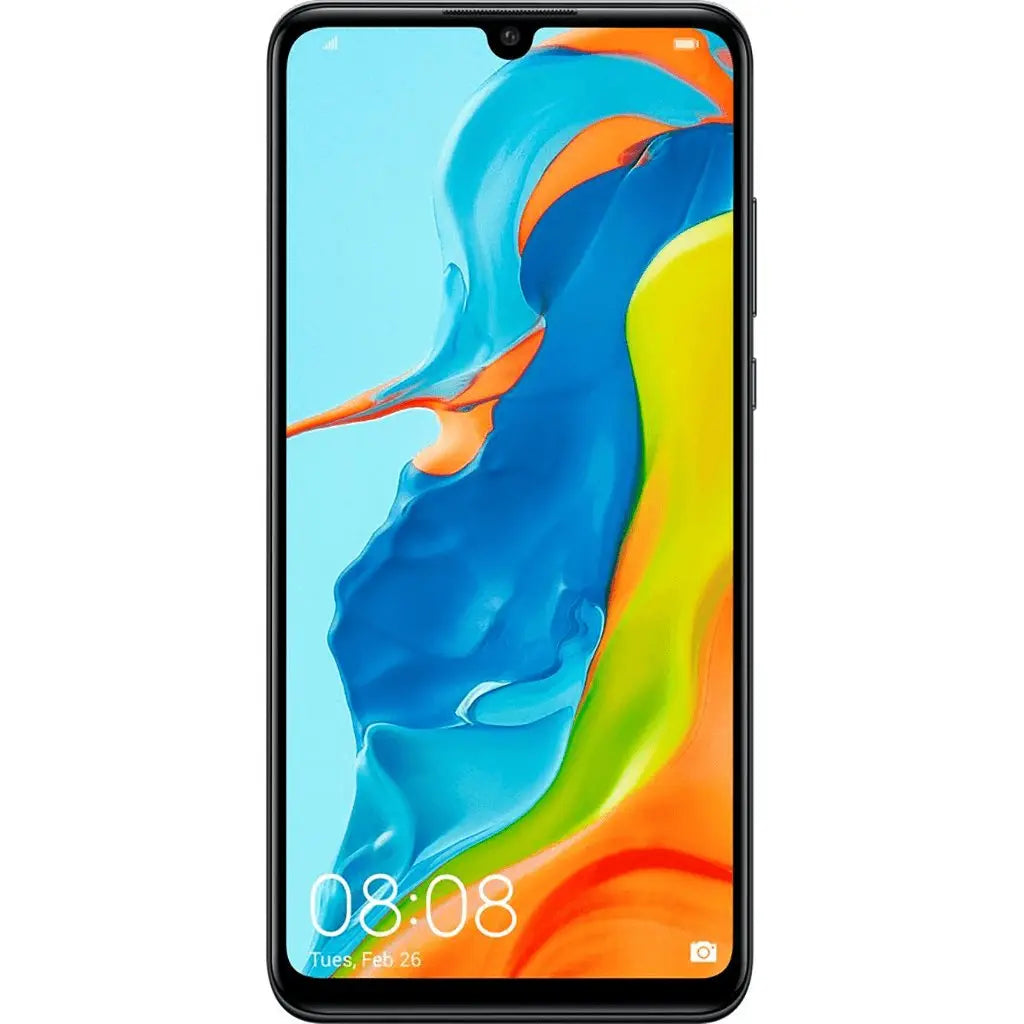 Huawei P30 Lite smartphone with vibrant display, ideal for quick repairs at ExpressTech.