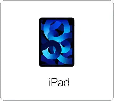 iPad model displayed in blue design, available for expert repair services at ExpressTech in Dublin.