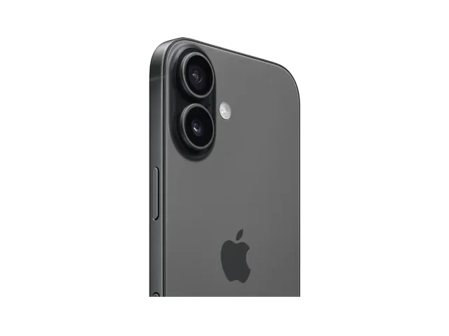 iPhone 17, black, rear view